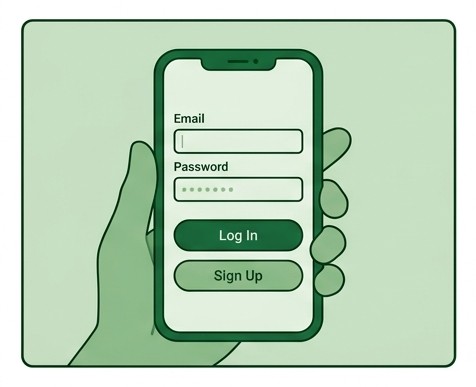 Neteller account login illustration